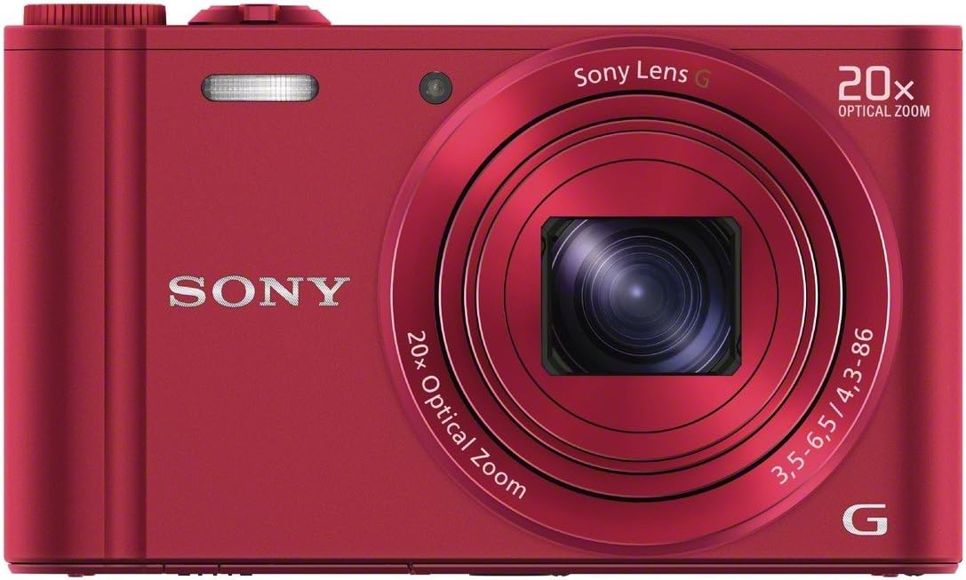 Sony DSCWX300/R 18 MP Digital Camera with 20x Optical