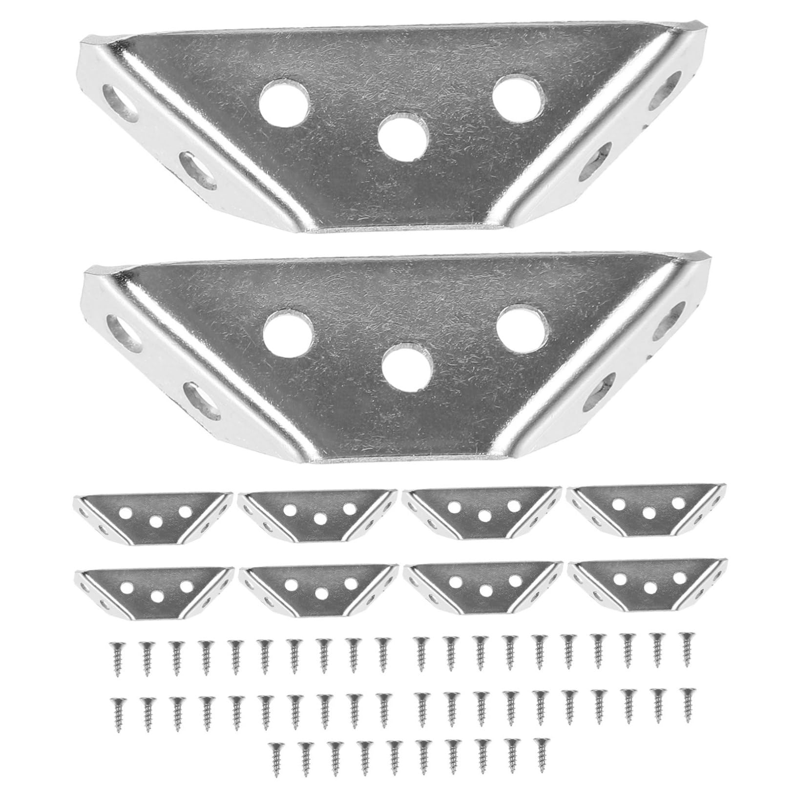 ARTIBETTER Strong Stainless Steel Furniture Corner Connectors 90° Angle Bracket for Cabinets Easy Assembly