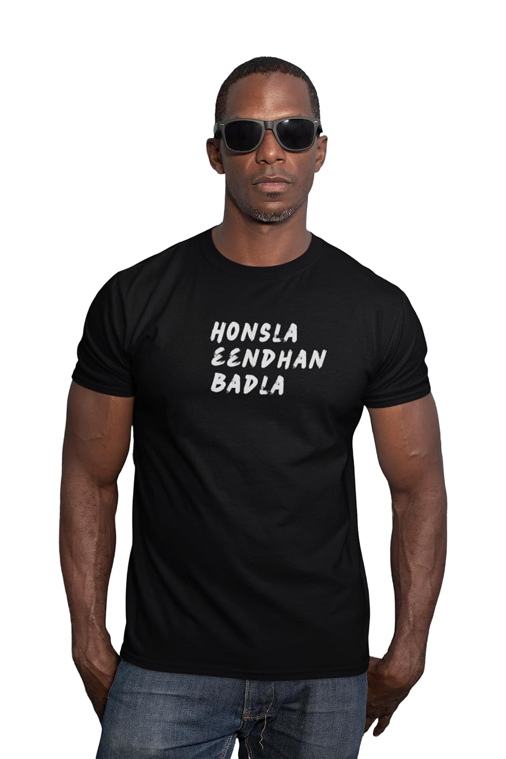 Bollywood Hindi Typography T-Shirt for Men | 180 GSM Bio-Wash Cotton Half Sleeve Tee | Regular Fit Casual Wear 1 - Review, Price and Buying Guide