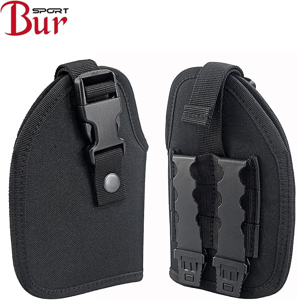 Molle Outside Waistband Gun Holster Optic Ready Holster Compatible with Medium Full Size Handgun with Laser Light Mounted