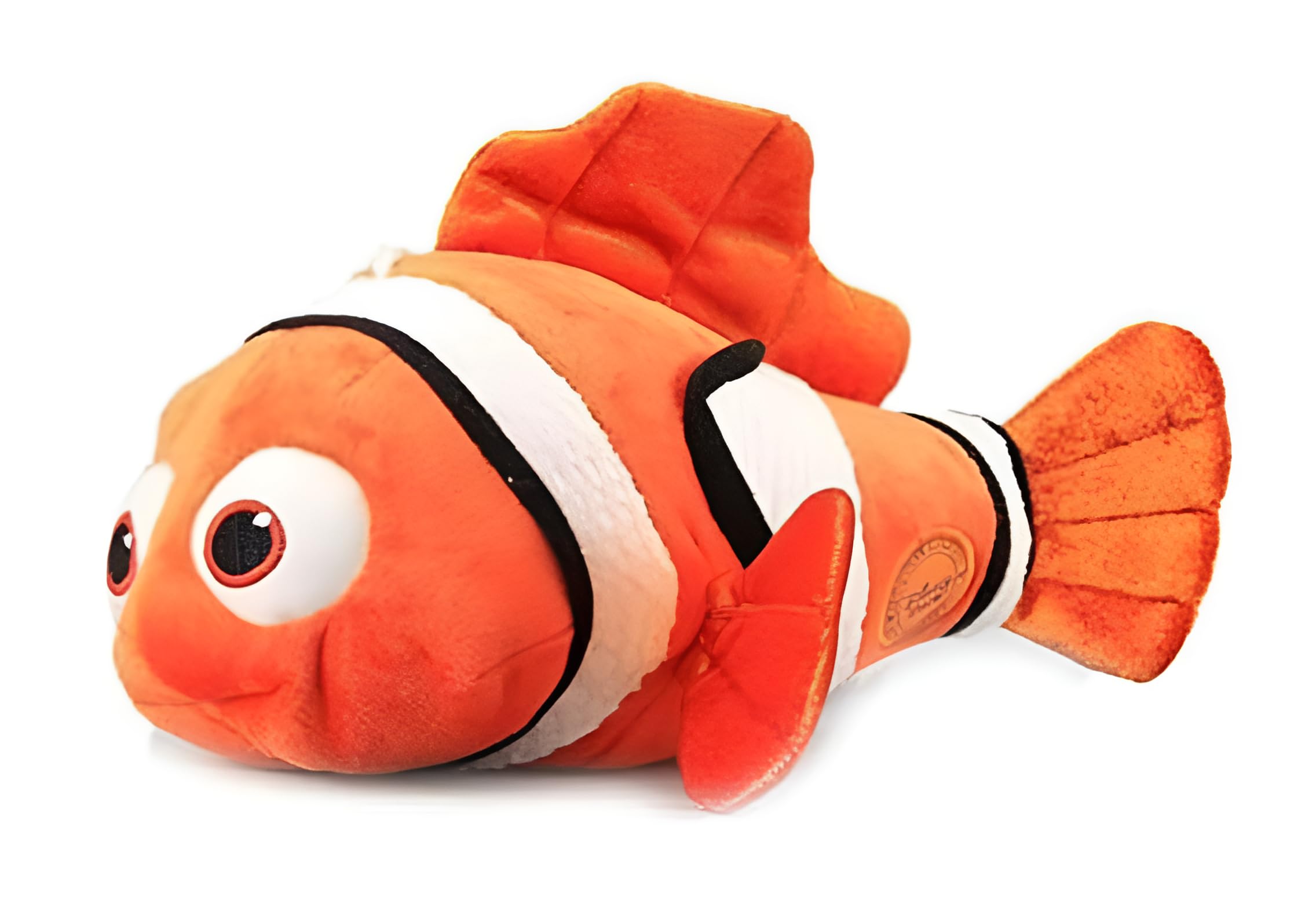 Tickles Nemo Fish Soft Stuffed Plush Toy for Kids Boys & Girls Birthday Gift (Color: Orange & White Size: 18 cm)-image-14