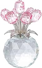Kertari 誕生日プレゼント女性 人気 【正規品】k9クリスタル バラ花 枯れない花 造花 薔薇 インテリア ギフト 結婚祝 記念日 母の日 父の日 クリスマス 退職 お祝い ホワイトデー に適用 母 妻 彼女への贈り物 - ピンク