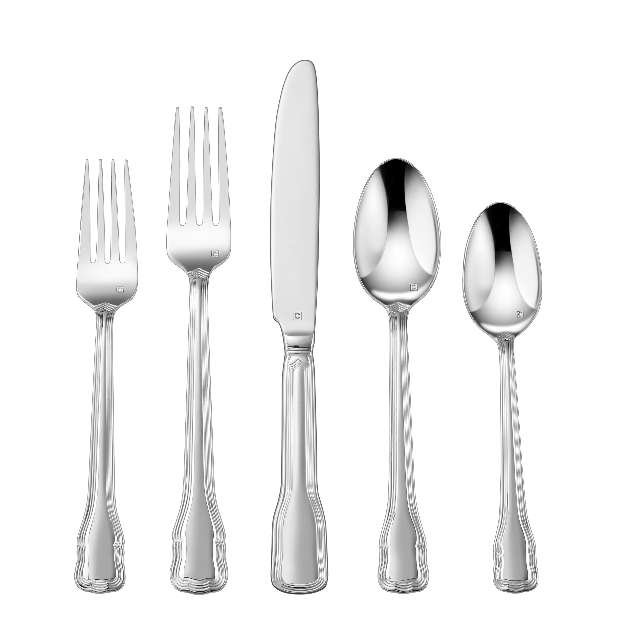 Cuisinart Flatware Elite Maree Collection, Silver, CFE-MA20 — Amazon image 7