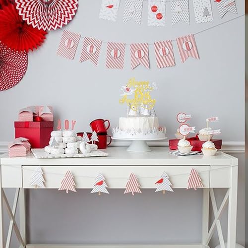 Miniatura 8 de Rsstarxi 1 paquete de decoración dorada para tarta de 18 aniversario con purpurina para boda, aniversario, saludos a 18 años, decoración para