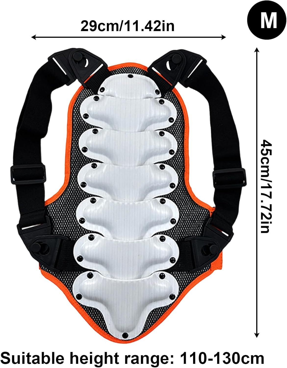 Tailbone Protector Spine - Back Spine Protector Anti-Fall Protective Gear for Snowboarding, Back Protective Cushion Hip, Snowboard Pad - for Cycling Snowboarding Skateboarding Horseback Riding