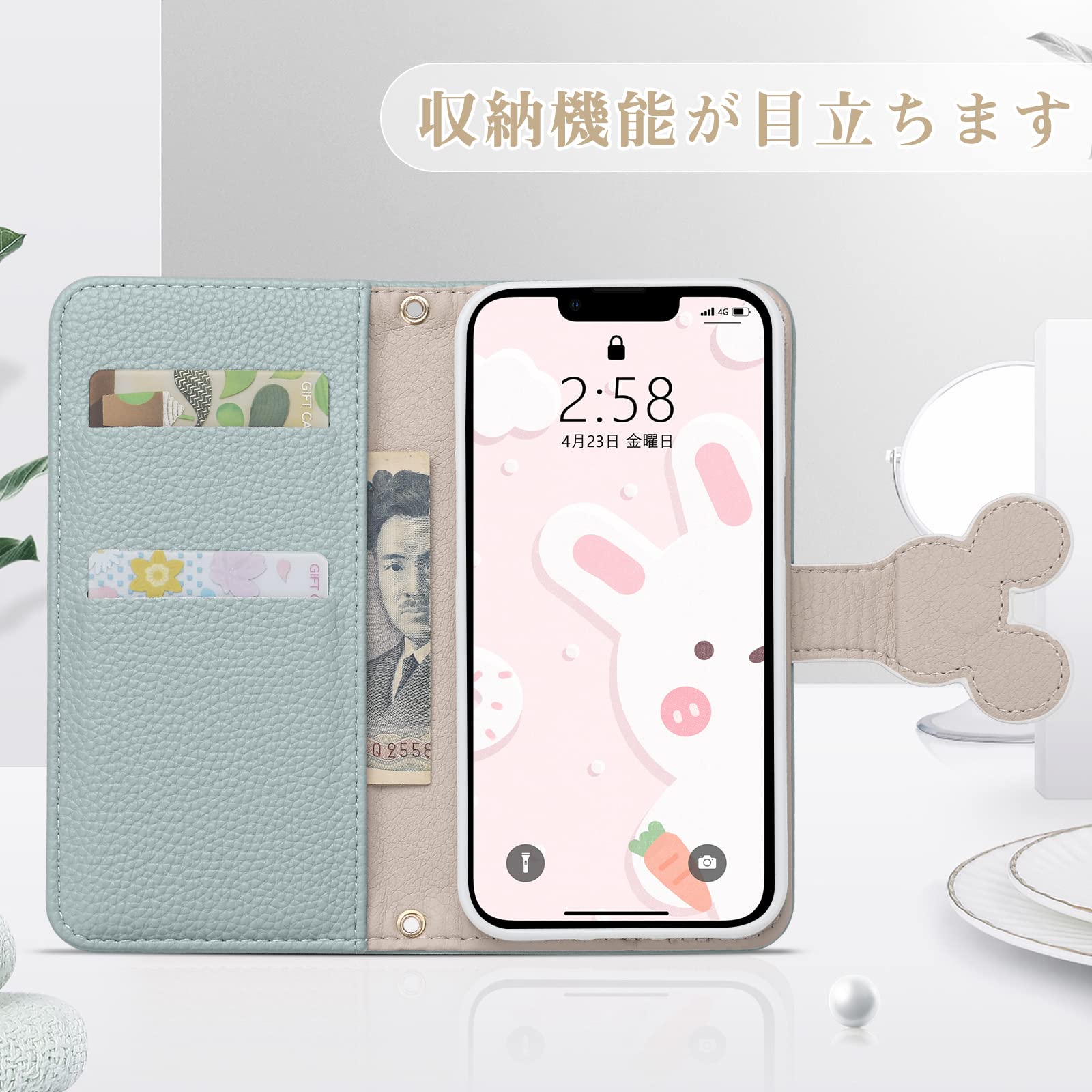 Amazon.co.jp: LanFly iPhone SE 第2世代 スマホケース 肩掛け 首かけ  