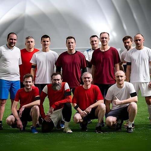 Miniatura 7 de simarro 6 brazaletes de capitán, 2.0 x 11.8 in2 x 12 pulgadas, color negro, elástico, ajustable, para líder, para equipo, deporte, insignia,