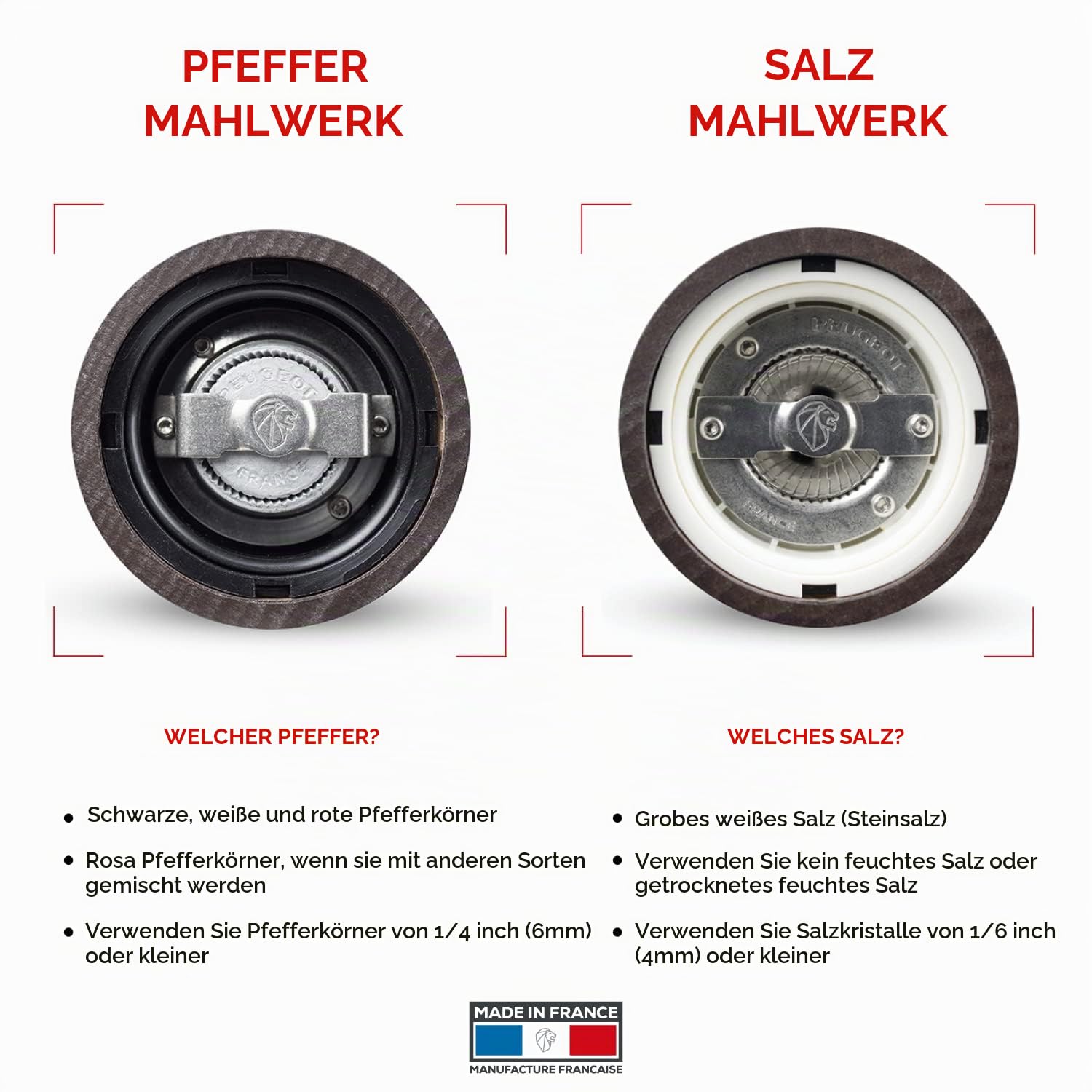 PEUGEOT Paris Pfeffermühle Schoko 27cm uSelect, Schokolade