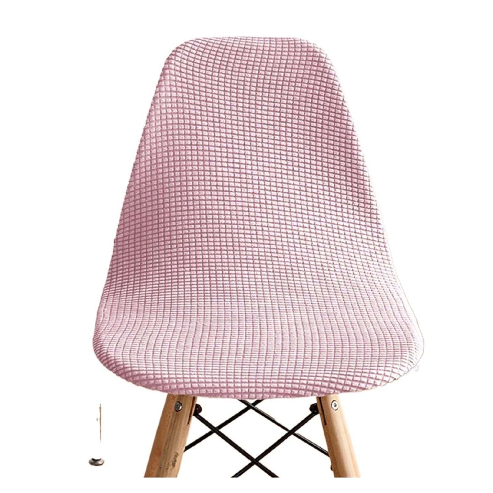 SHBHWS Jacquard Waterproof Shell Chair Cover Short Back Covers Adjustable Dining Room Seat For Bar Party for Hotel, Banquet(Color12)