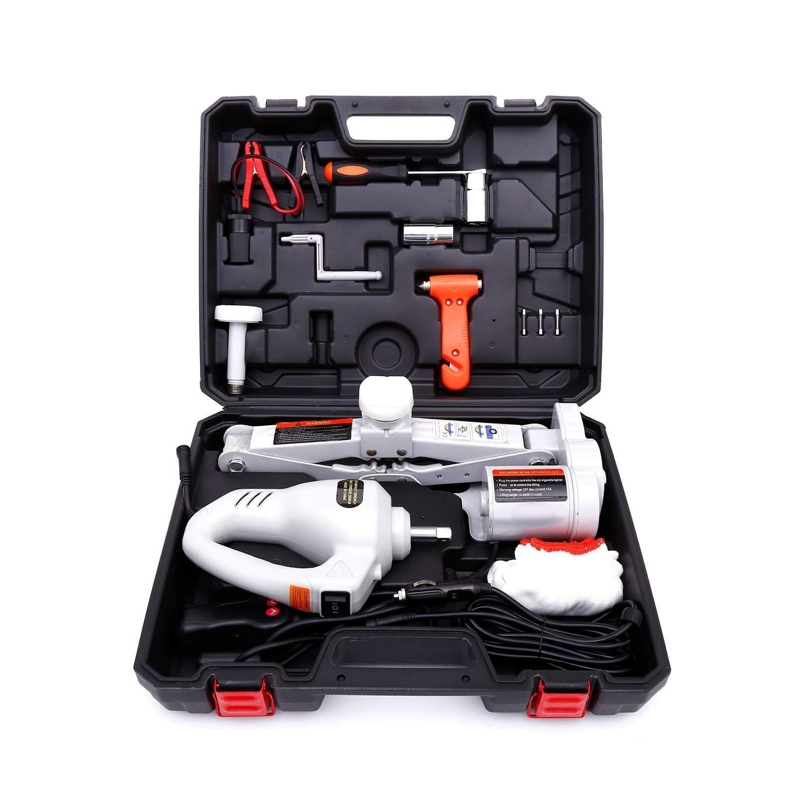 Mthckxjbsuz One Color 12V Scissor Lift With Impact Wrench For 3 Ton Vehicle Tire Change And Road Emergency,Reliable Results