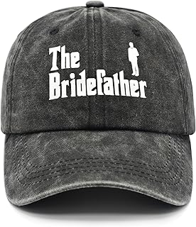 Father of The Bride Gifts from Daughter, Wedding Day Gift for Father, Adjustable Hats