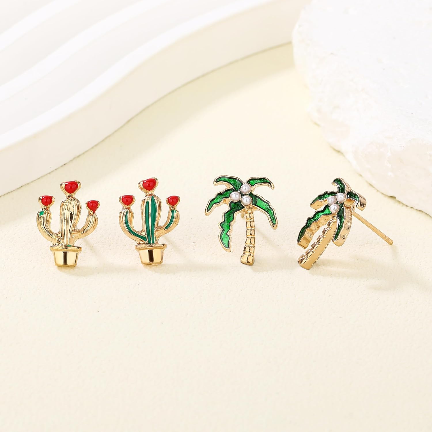 24/30/40 Pairs Cute Funny Hypoallergenic Stud Earrings Set for Women Sensitive Ears With Stainless Steel Mixed Style - Image 5