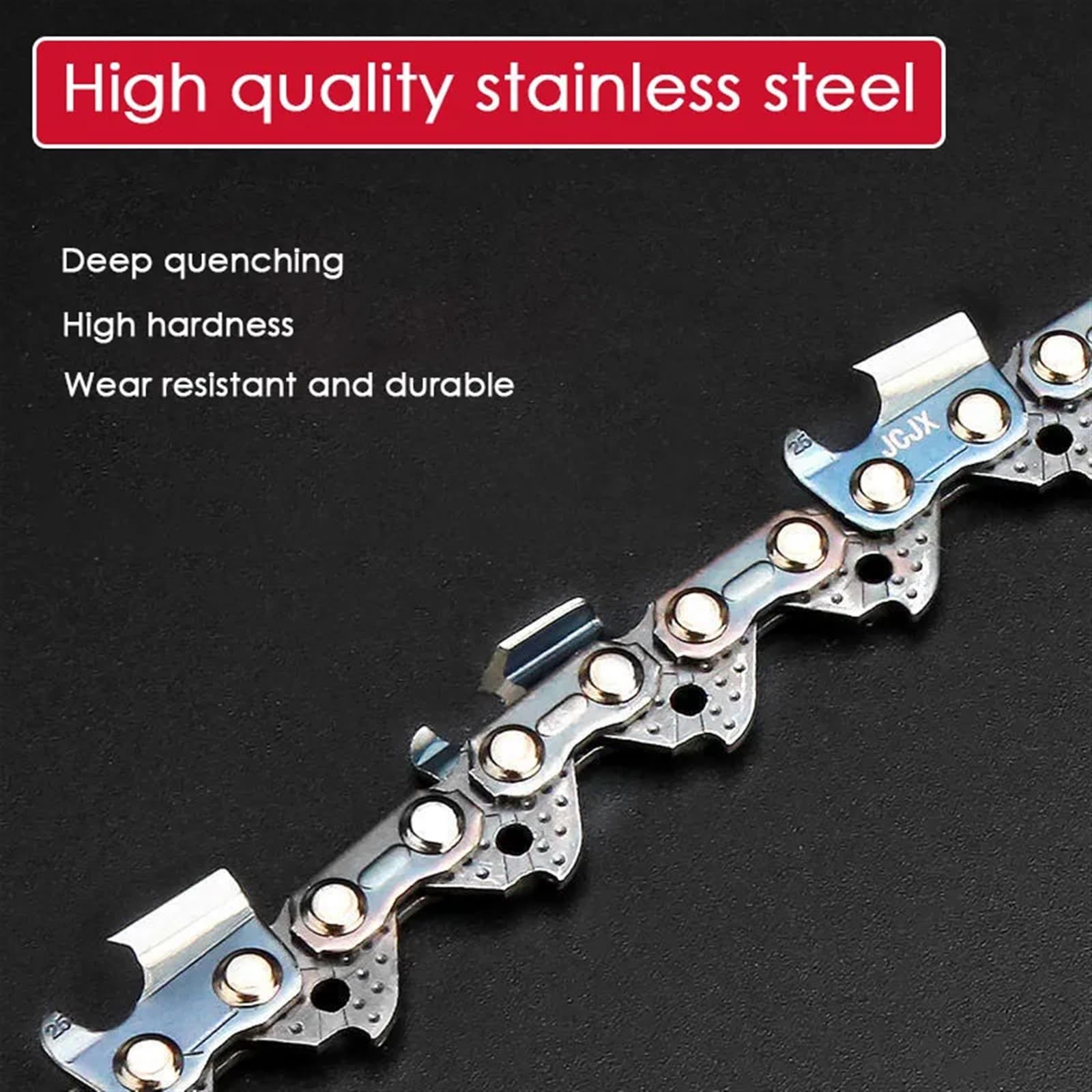 Accesorios para reparación de cadenas de sierra, Catena for motosega for motoseghe a benzina da 12-22 pollici(2pcs 22inch Chain)