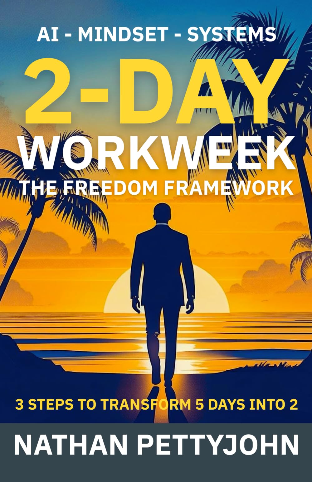 2-Day WorkWeek: The Freedom Framework: 3 Steps to Transform 5 Workdays Into 2 with AI - Mindset - Systems