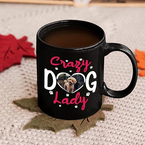 Miniatura 10 de Taza de cerámica personalizada con asa, taza de café con nombre personalizado para perros, regalos para hombres, mujeres, amantes de los perros,