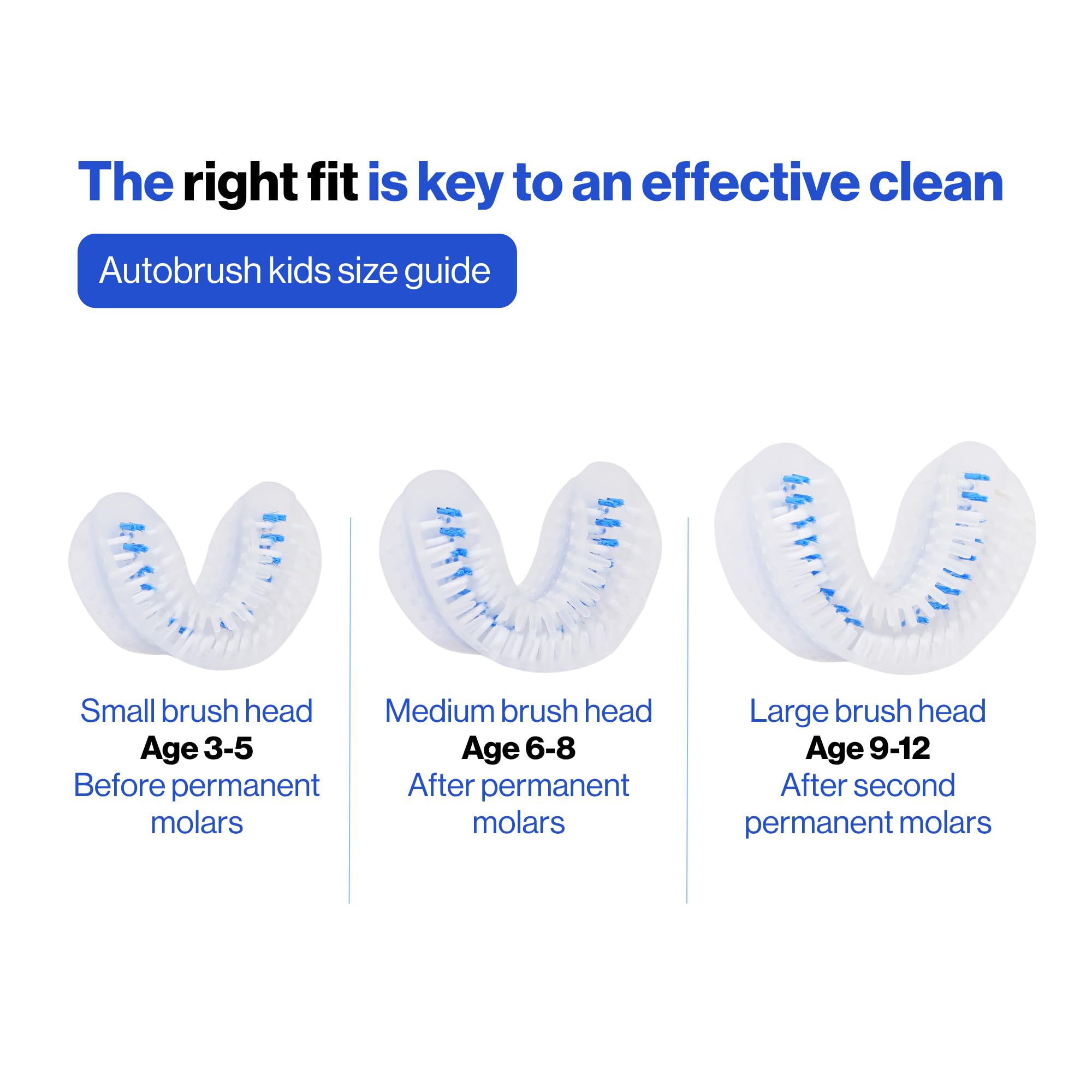 autobrush Cepillo de dientes eléctrico para niños, solo aceptado por ADA, cepillo de dientes en forma de U, clínicamente probado hasta 5.1 veces mejor limpieza, 30 segundos, cobertura completa de 360