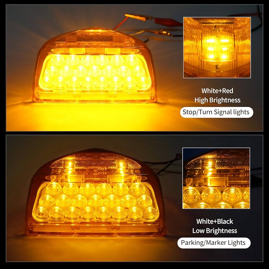 Amazon.com: JZYZQBX 2PCS 31 Amber LED Headlights Front Turn Signal