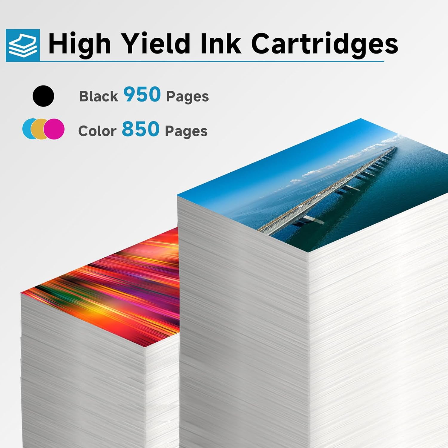 952XL Ink Cartridges Combo Pack Compatible Replacement for HP 952 Ink Cartridges 952 XL HP952XL Combo for OfficeJet 8710 7740 8720 8725 8210 8715 8702 8740 7720 8730 8216 Printer 4 Pack