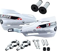 Vista 12 de Protectores de mano para motocross con empuñaduras, protectores universales de motocicleta para Pit Bikes ATV Motocross Enduro