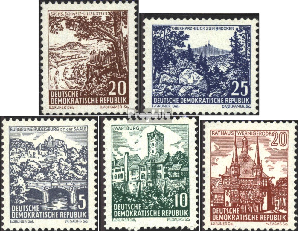 Amazon.com: DDR 815-816, 835-837 (Complete.Issue.) unmounted Mint