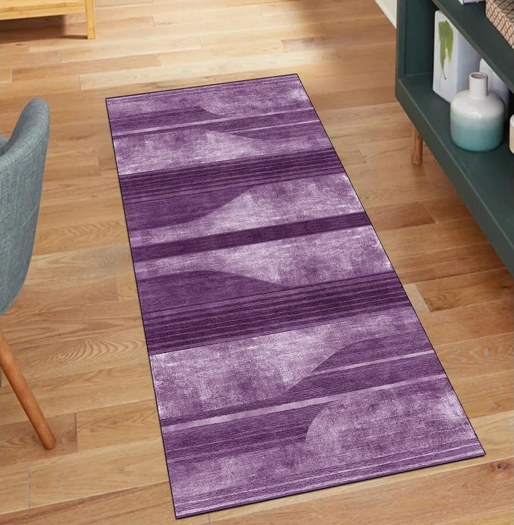 Alfombra de pasillo antideslizante abstracta de 60 x 220 cm para evitar resbalones