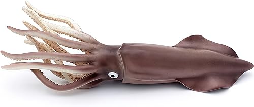 Miniatura 9 de Gemini&Genius Figura de acción de calamar de animales marinos para niños, de goma suave, realista, calamar oceánico, juguetes educativos y de juego