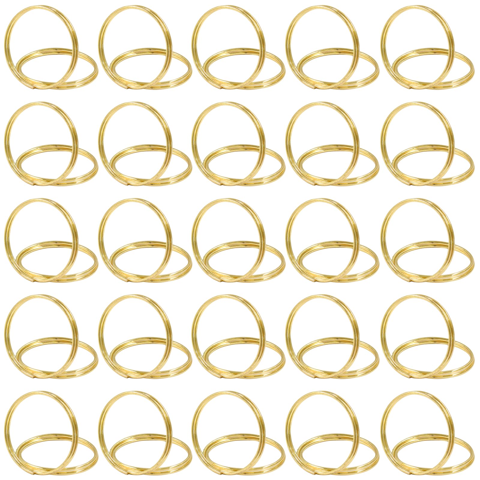 Bonsicoky 60 Pack Gold Place Card Holder - Round Shape Table Place Cards Holder - Mini Table Card Photo Picture Holders for Wedding Party Birthday