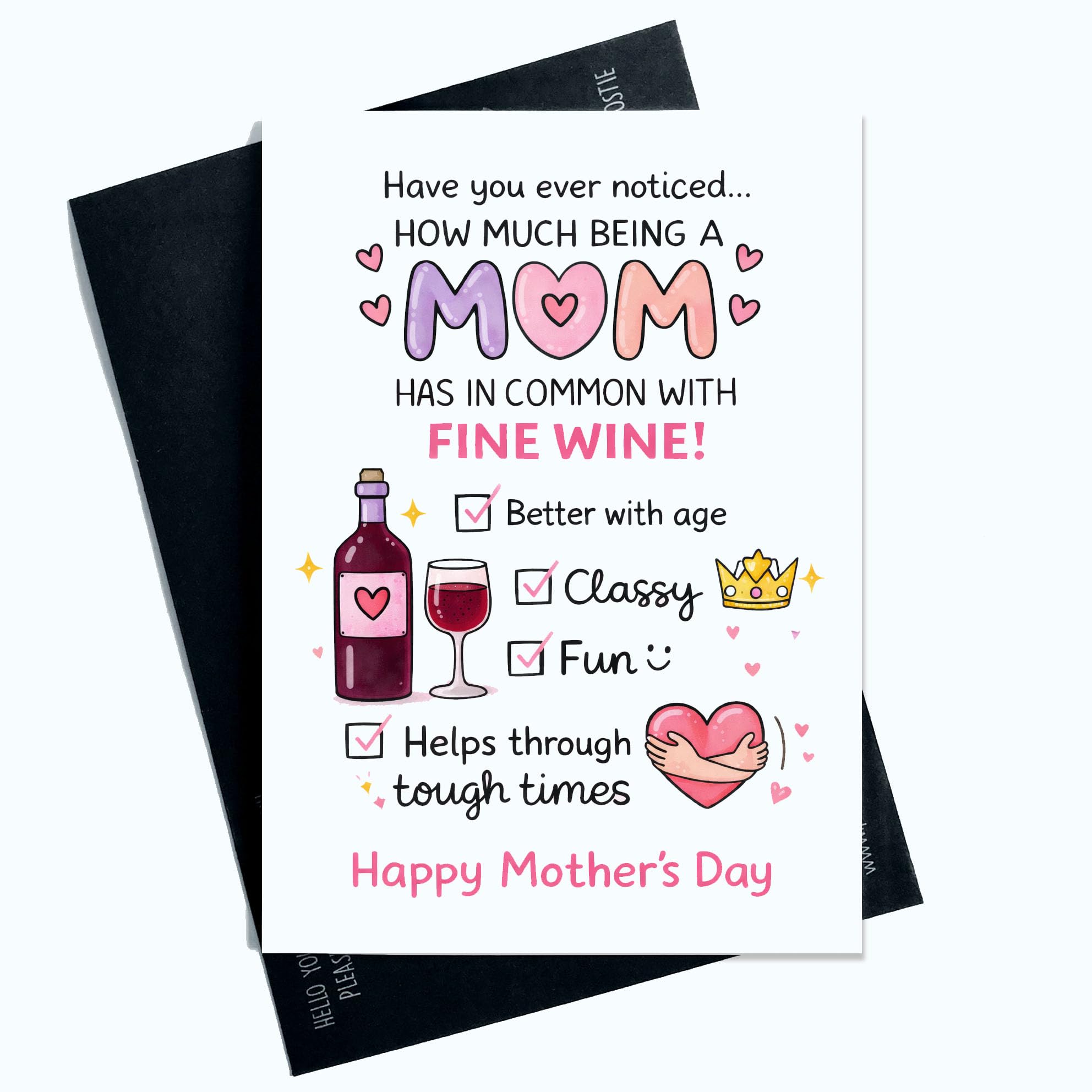 Peachy Antics Funny Mother's Day Card Mum Have You Ever Noticed funny Joke Mother's Day Card for Mum A5 Size Card For Mum Gift For Her Gift For Mother's Day Gift SP446