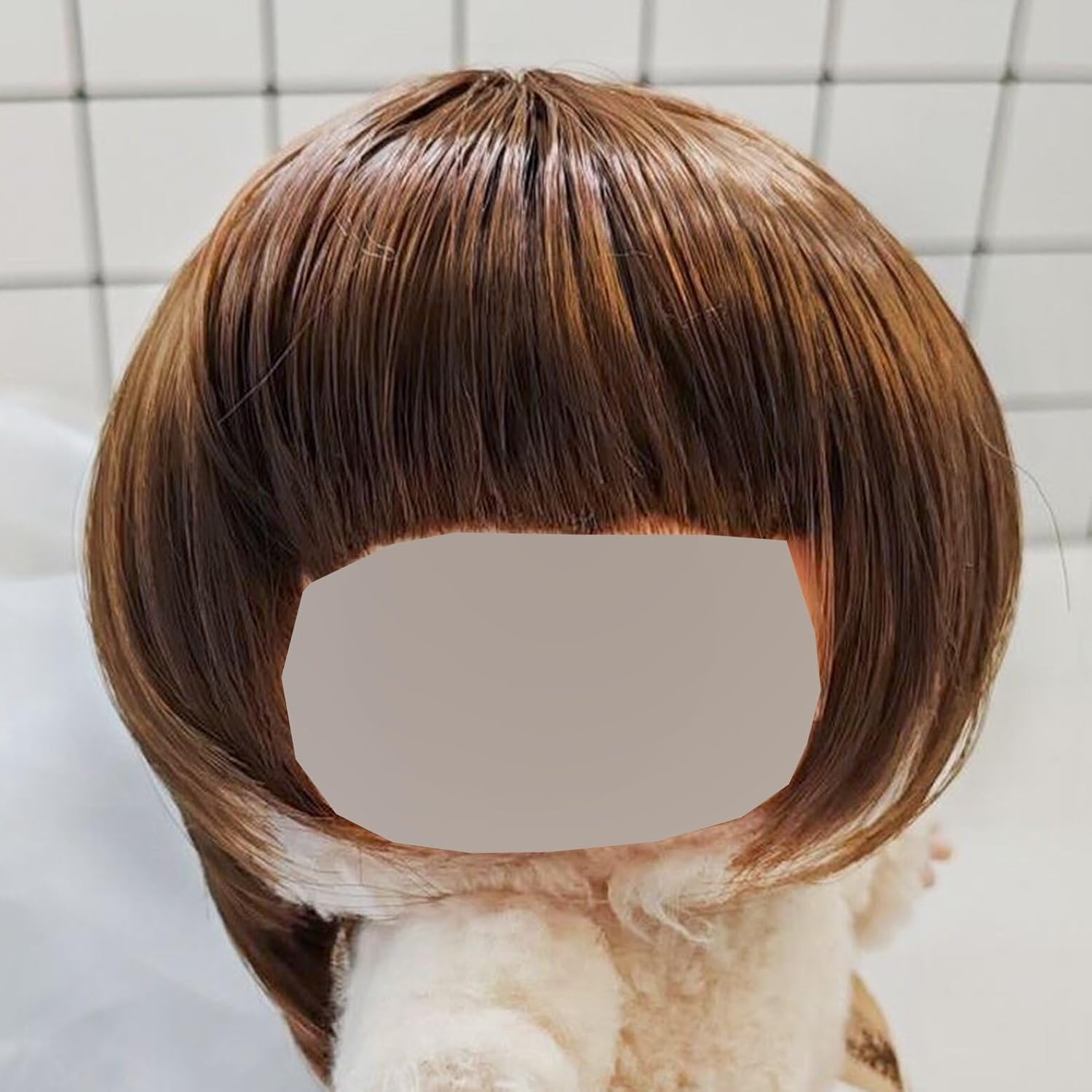 Doll Hair (No Dolls), Designed for Dolls with 22–24cm Head Circumference, Including 17cm Height Blind Box Figures, and 1/3 BJD Figure - Please Check Head Circumference Before Purchase