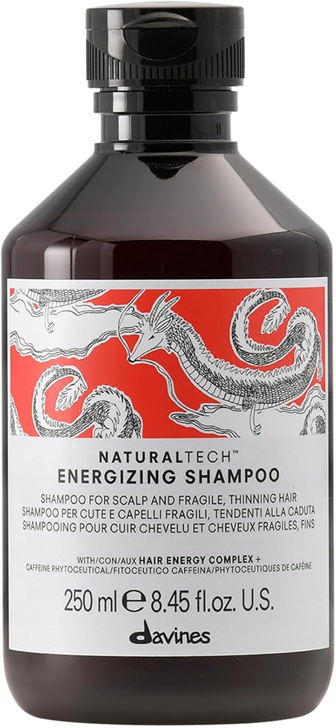 Davines Energizing Shampoo – Shampoo Stimolante per Capelli Fragili Tendenti alla Caduta – Rinforza i Capelli Deboli – Idrata e Stimola il Cuoio Capelluto – 250 ml