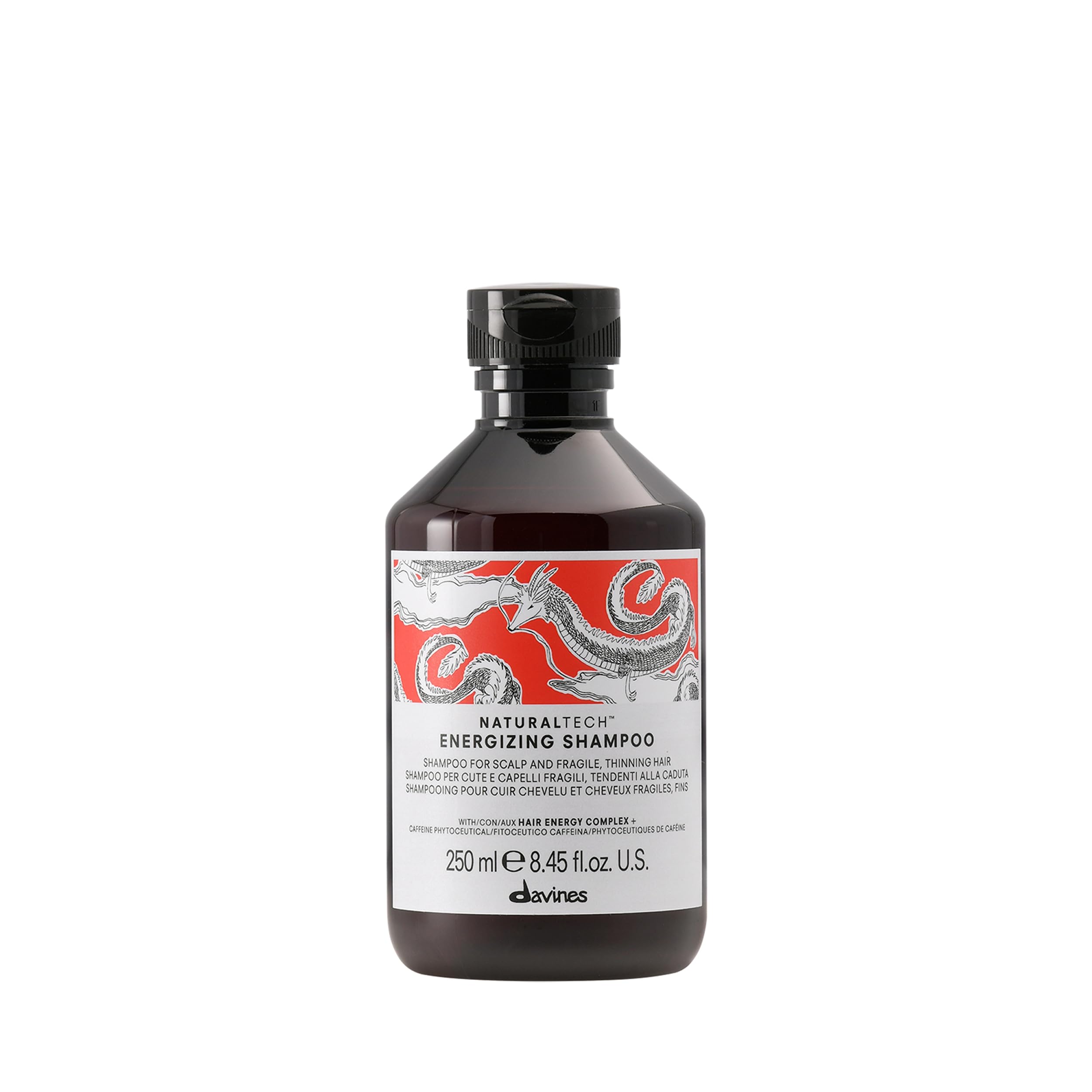 Davines ENERGIZING Shampoo - Shampoo stimolante per capelli fragili tendenti alla caduta - Rinforza i capelli deboli - Idrata e stimola il cuoio capelluto - 250 ml