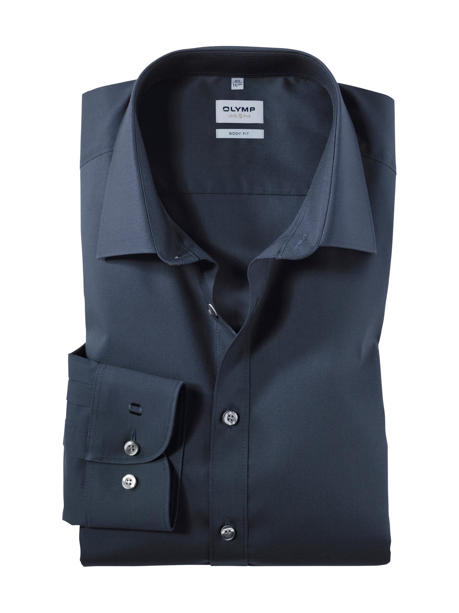 Olymp Level 5 Kent Collar Uni Black 6090/64/68 - Blue -