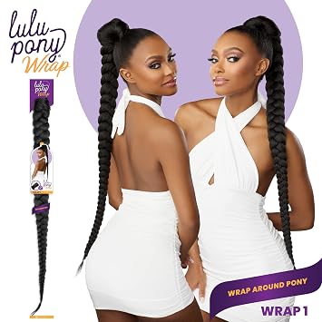 Sensationnel Lulu Pony Wrap Hairextensions-1,2 DARKBROWN