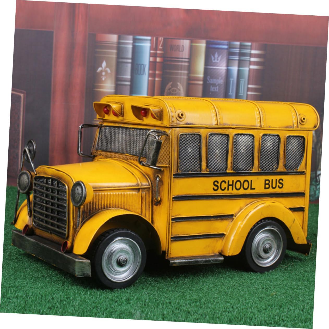 Vaguelly Creative Iron Vintage Car Model Antique Car Artware for Home Office Decoration Small Detailed Iron Craftsmanship Retro Vehicle Model Collectible