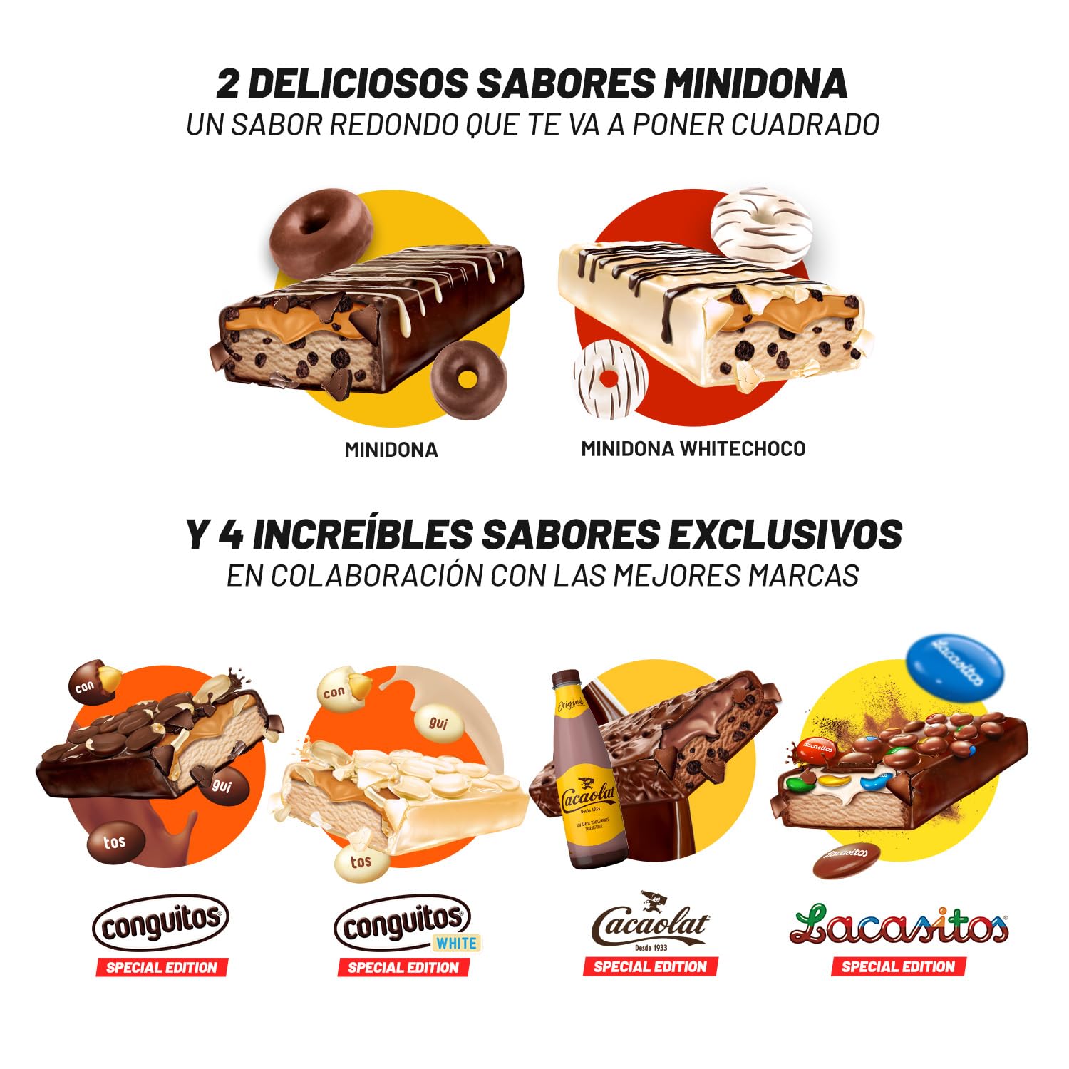 BIG - Barritas Proteina - Barritas Proteinas Sin Azucar - Snack Saludable Alto en Proteínas - + 24 gr por Barrita - Protein Bar con Sabores Exclusivos - Sin Gluten - (Caja (15 uds), Cacaolat)