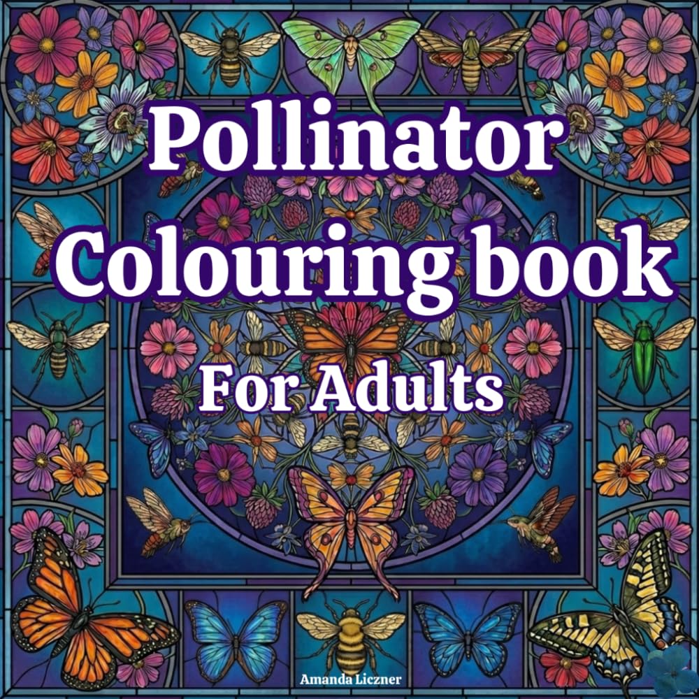 Pollinator Colouring Book For Adults