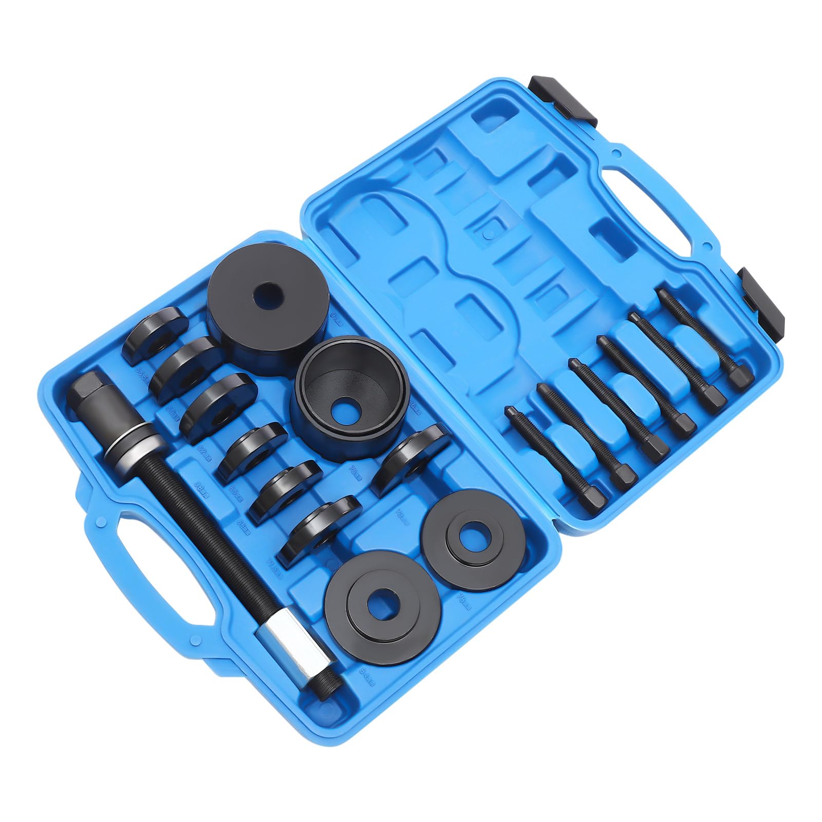 Outil de roulement de roue 21 pièces pour démonter les roulements de roue avant de roue de roue, moyeu de roue, extracteur de roulement de roue, kit d'outils de démontage