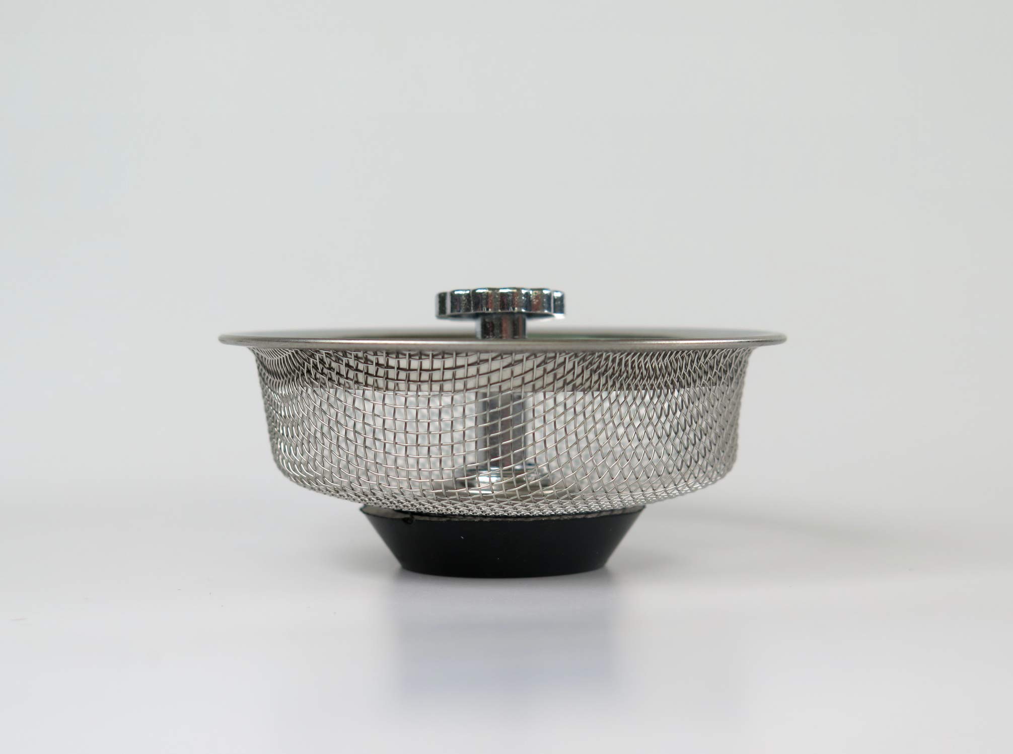 Tredoni 8.5cm Stainless Steel Sink Drain Mesh Filter Strainer Plug Stopper - for ~7.6cm//3" Drain Openings (Plug Mesh Strainer) - Image 3
