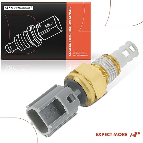 Miniatura 8 de A-Premium Sensor de temperatura del refrigerante del motor 2 pines compatible con Chrysler & Dodge & Jeep, Mitsubishi y Plymouth, se adapta a Grand