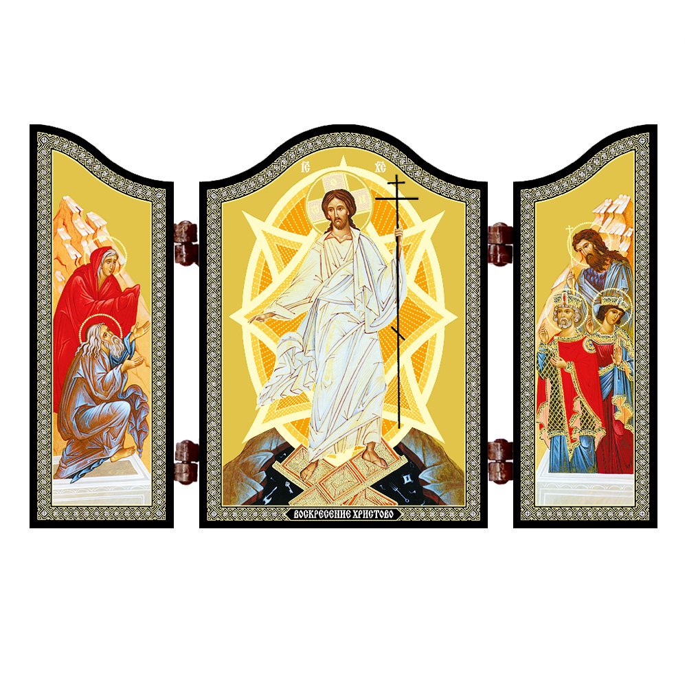 NKlaus 1403 Resurrection of Jesus Christ Easter Icon Voskresenie Hristovo Pasha