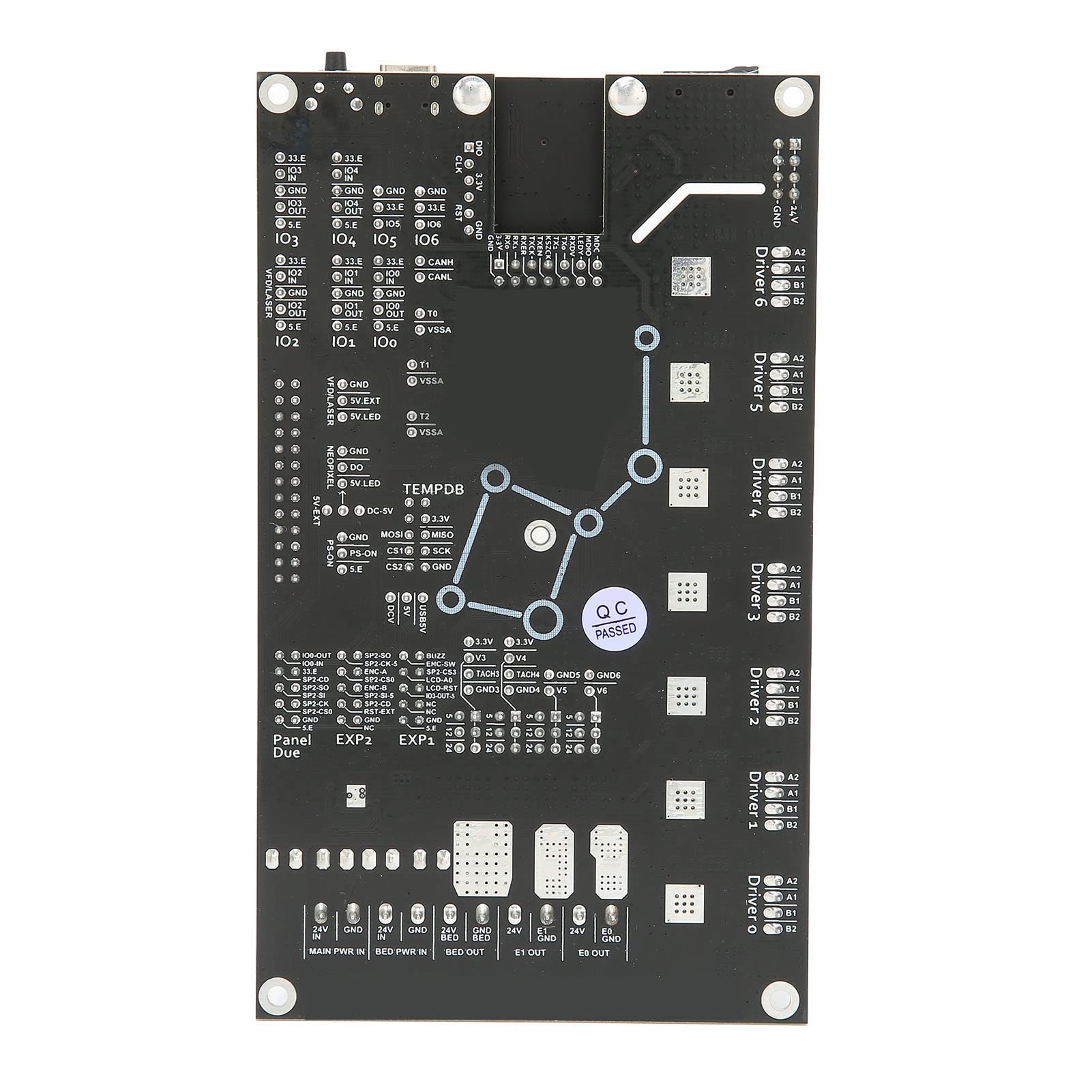 Wakects Drukarka 3D Płyta Główna do 2.4, Duet3 Mini5+ 7-calowy Ekran