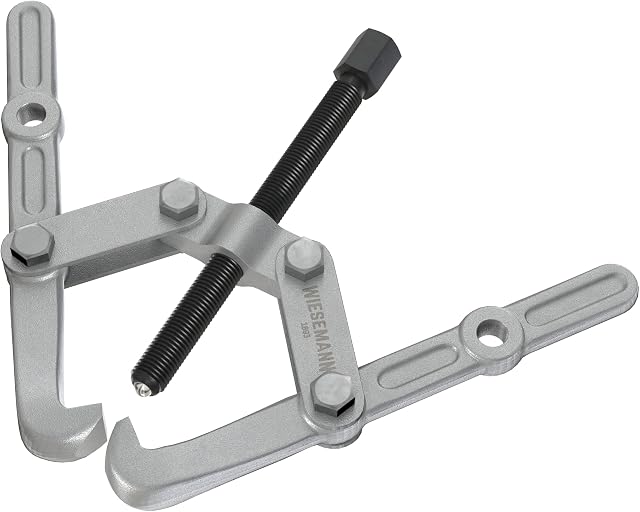 Universal Gear Puller 2-Armed 140 x 145mm 2-in-1 Internal and External Extractor from WIESEMANN 1893 I CV Chrome-Plated Steel I 80584