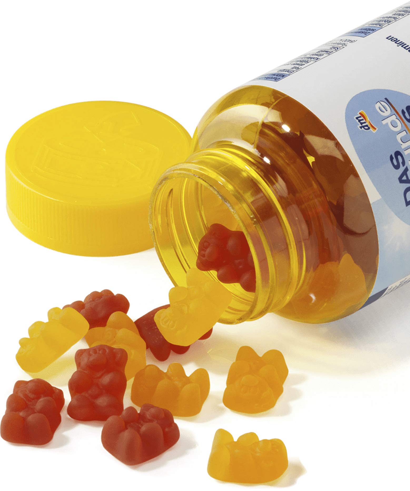 3 x 60 pcs Multivitamins for Children Fruity Gummy Bears, Mivolis