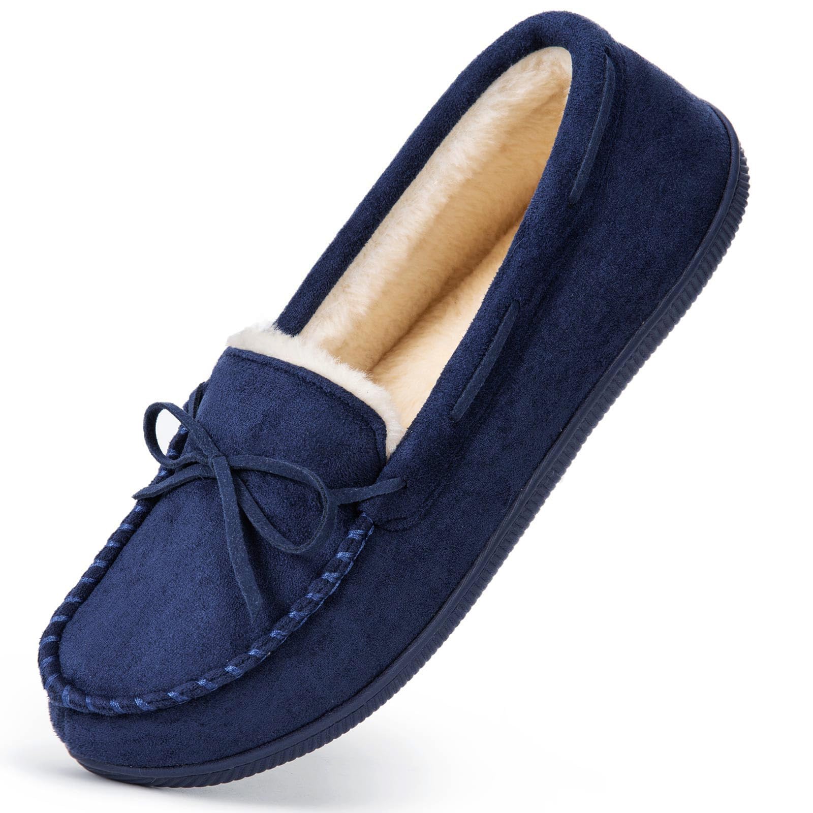 Women's Moccasins House Slippers Memory Foam Indoor Outdoor Ladies Shoes