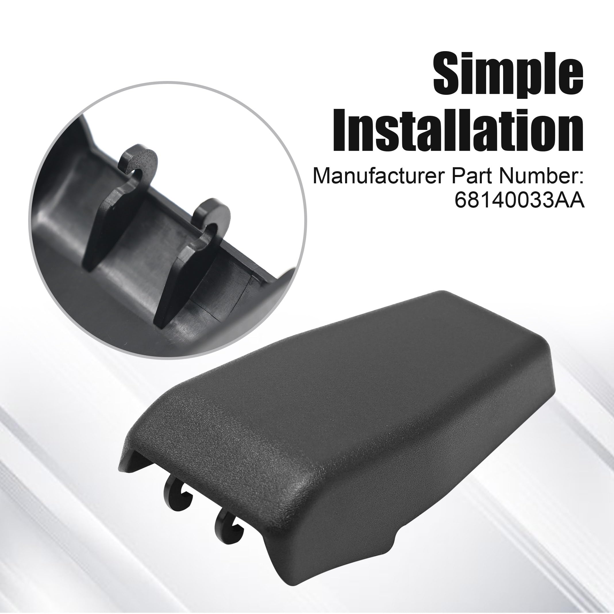 For 2007-2017 Jeep Wrangler JK Rear Window Hinge Liftgate Glass - Foto 4