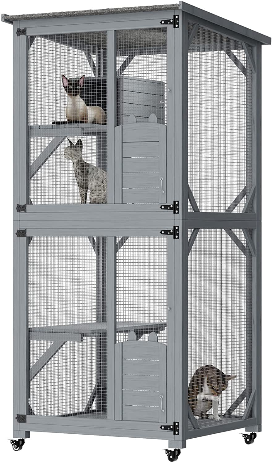 Buy Outdoor Cat House, Catio Outdoor Cat Cages Playpen Enclosures on