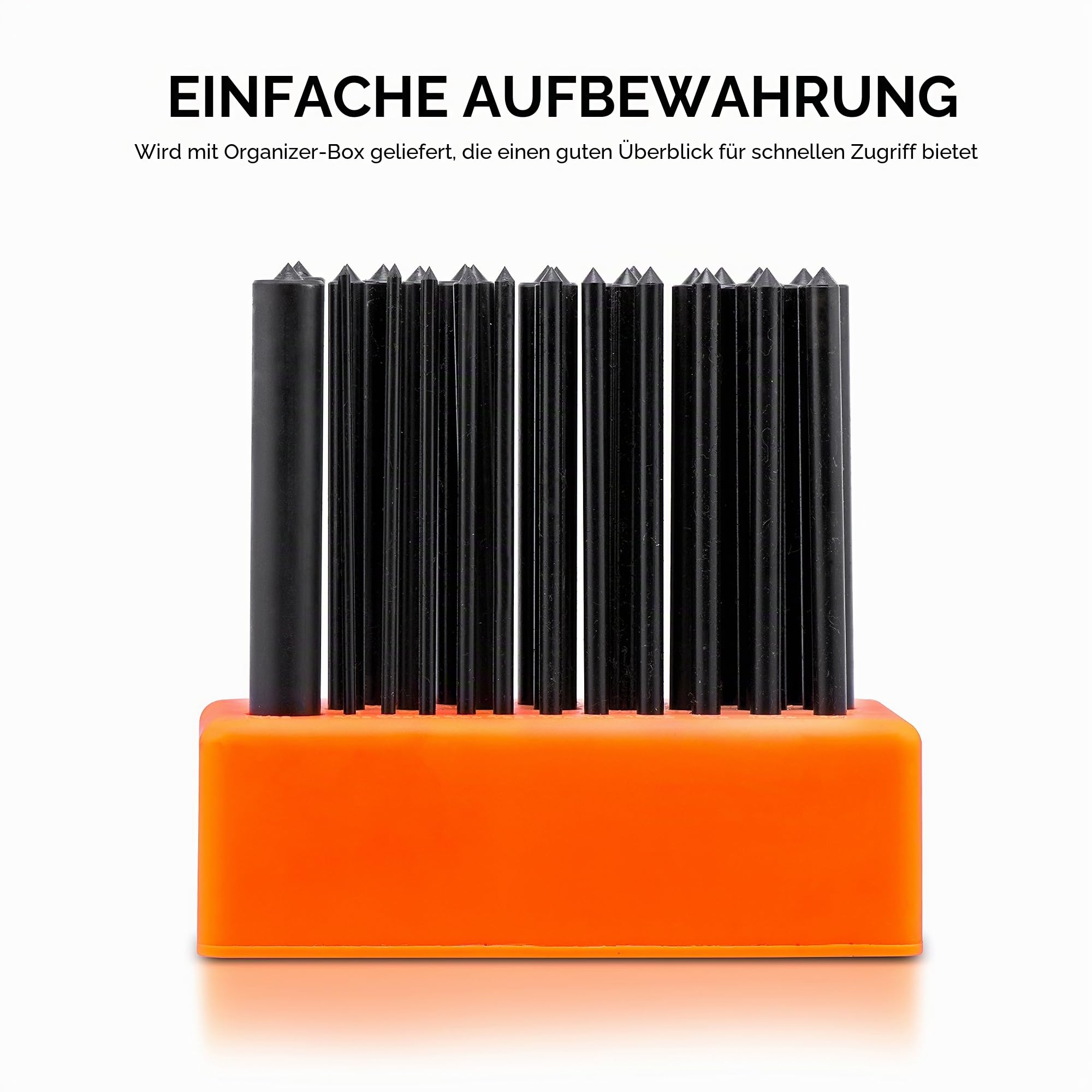 NEIKO 02621A Transferstanzer-Set mit hochwertigen wärmebehandelten Stahl-Stanzern, Lochstanzer-Set, Stanzgrößen 0,9 cm bis 1,27 cm, 28-teiliges Set