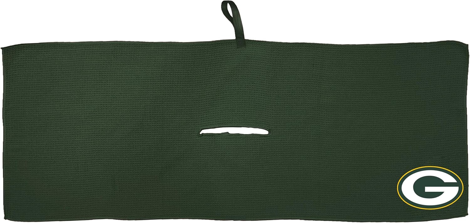 Team Golf NFL Green Bay Packers Microfiber Golf Towel, 16x40 (Multicolor)
