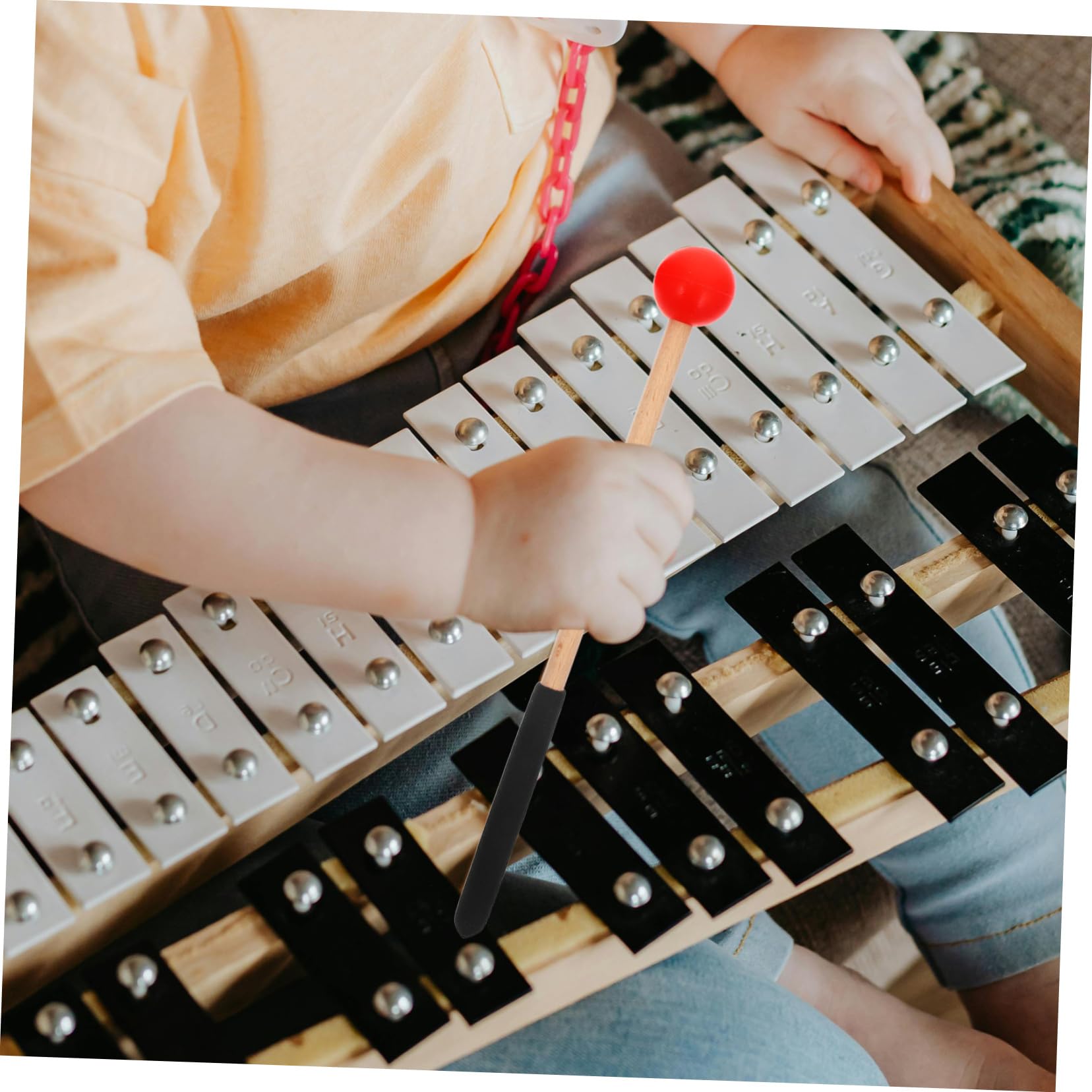 VICASKY 5 Sets Marimba Trommelschlägel Trommelschlägel Für Kinder Zungentrommel Versorgung Zungentrommel Schläger Mit Halterung Trommelstöcke Zubehör Trommelschlägel Zubehör