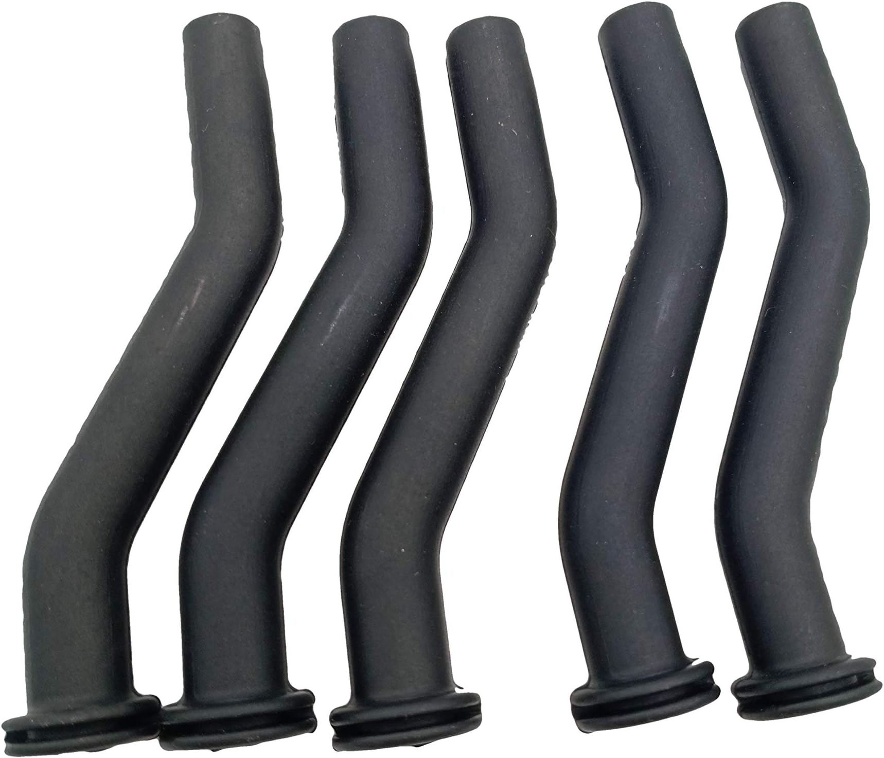 shiosheng 5pcs Vacuum Hoses 596163 593998, 797408 3 inch, Black for Briggs & Stratton